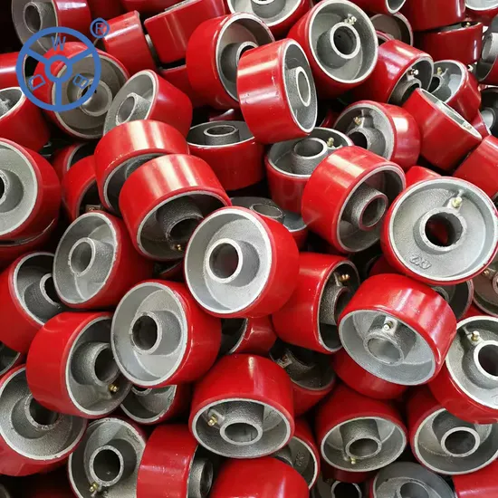 Wbd Forklift PU Industrial Pallet Truck Heavy Duty Ball Bearing 6204 Caster Wheel