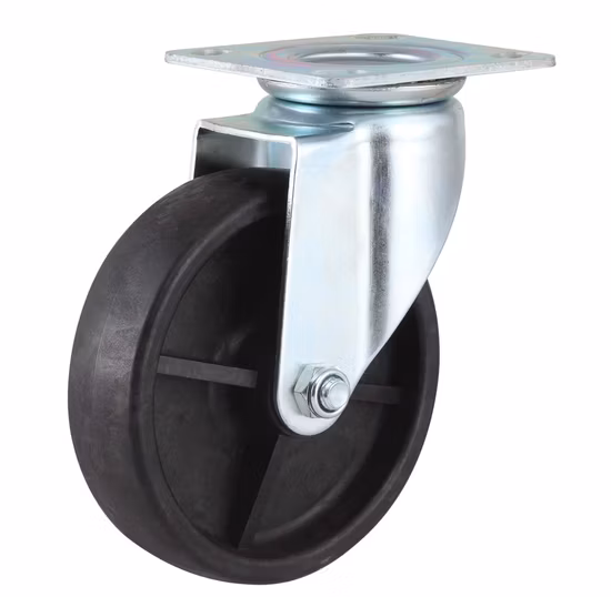 Mulinello in nylon medio leggero girevole europeo (bianco)